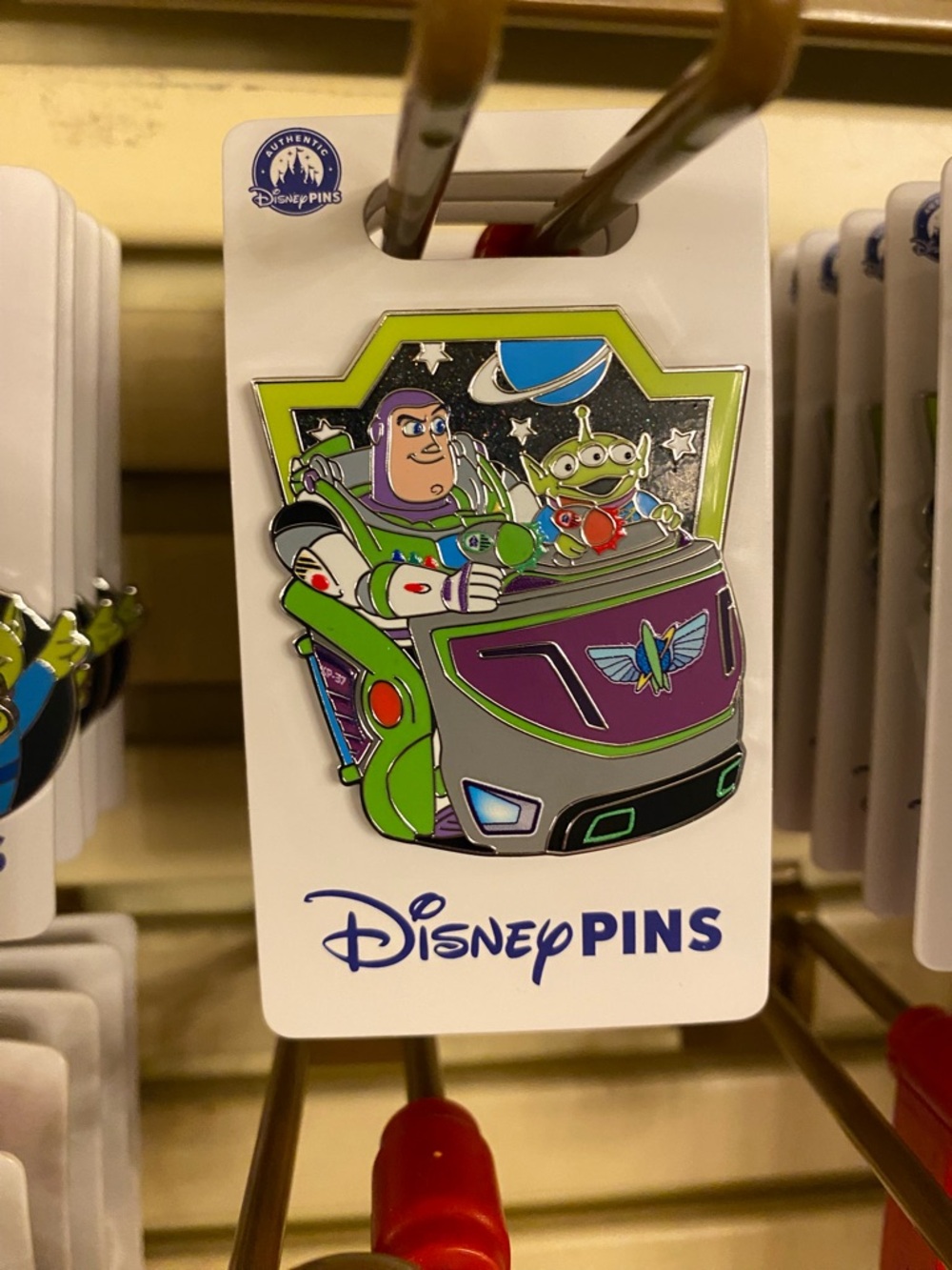 Disney Parks Pixar Buzz Lightyear & Alien Ride Green & Purple BNWT